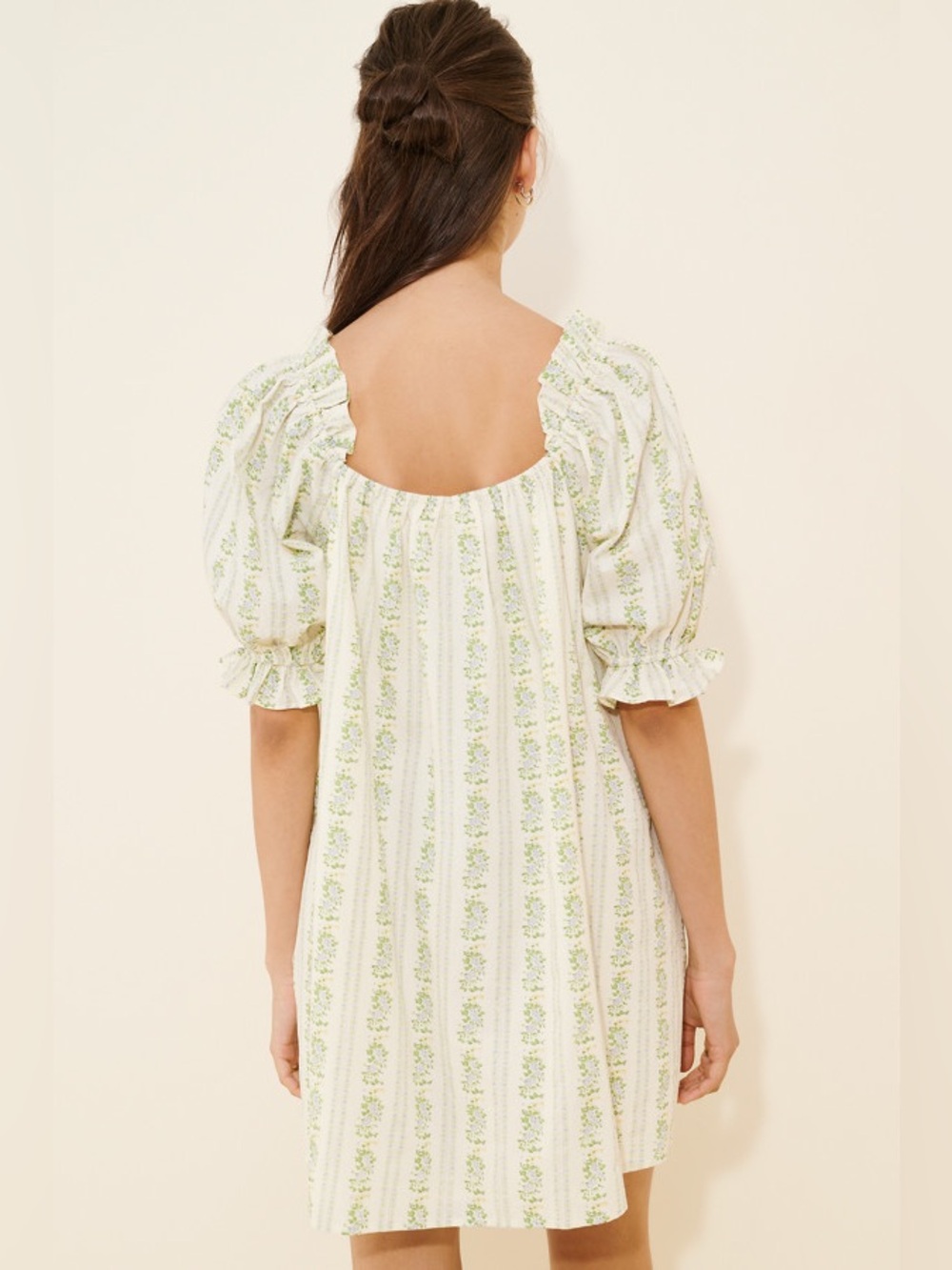 Lulus Mason Puff Sleeve Mini Dress - Picture 3 of 8